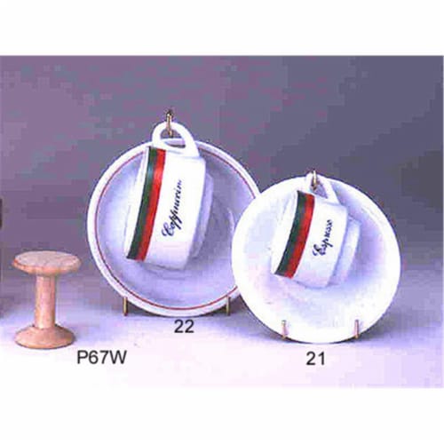 European Gift 22 7oz Wire Cappuccino Stand Perspective: front