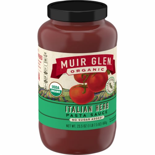 Muir Glen Organic Italian Herb Pasta Sauce Perspective: front