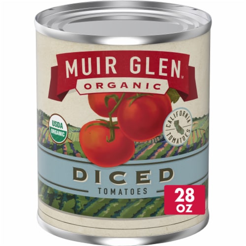 Muir Glen™ Organic Diced Canned Tomatoes Perspective: front