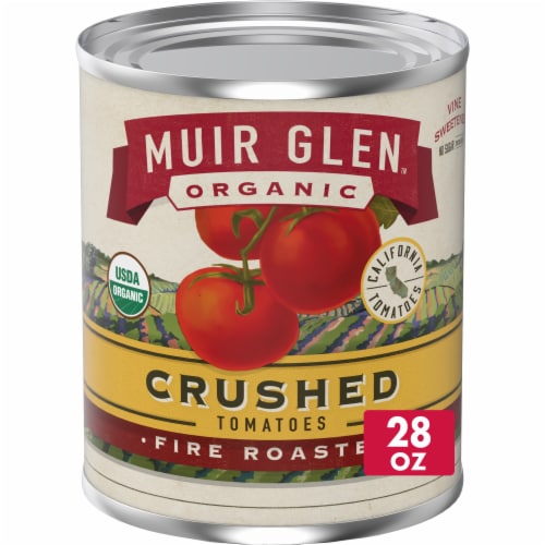 Muir Glen™ Organic Crushed Fire Roasted Canned Tomatoes Perspective: front
