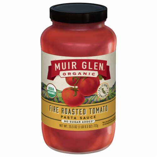 Muir Glen™ Organic No Sugar Added Fire Roasted Tomato Pasta Sauce Perspective: front