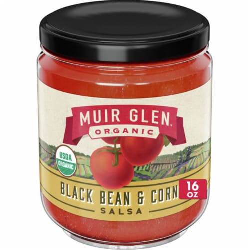 Muir Glen™ Organic Black Bean And Corn Salsa Perspective: front