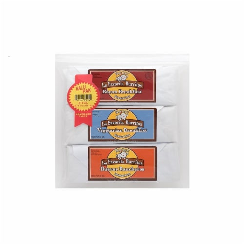 La Favorita Burritos Variety Pack Perspective: front