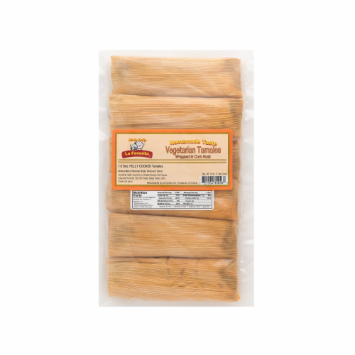 La Favorita Vegetarian Chile & Cheese TamalesTamales Perspective: front
