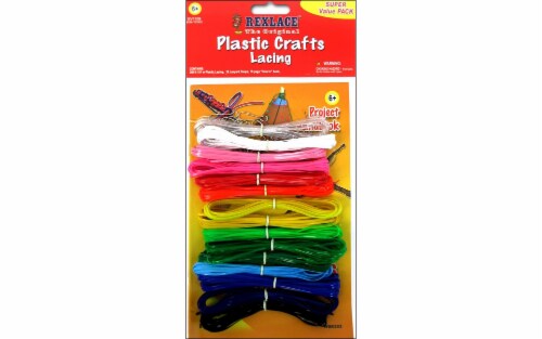 Pepperell Rexlace® The Original Plastic Crafts Super Value Pack Lacing Perspective: front