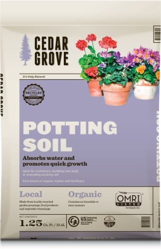 Cedar Grove Potting Soil Perspective: front