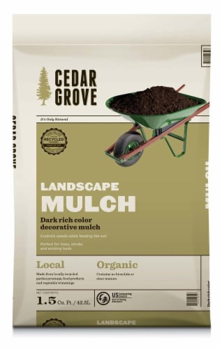 Cedar Grove Landscape Mulch Perspective: front