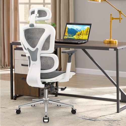 Office Chair High Back Adjustable Height Home Gaming Chair With