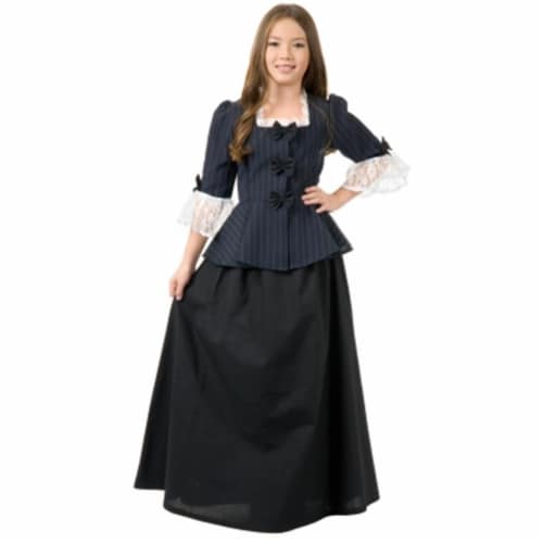 Charades Costumes 181875 Colonial Girl Child Costume Size: X-Large (12-14) Perspective: front