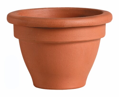 Deroma Spa Bell Shaped Terracotta Pot Perspective: front