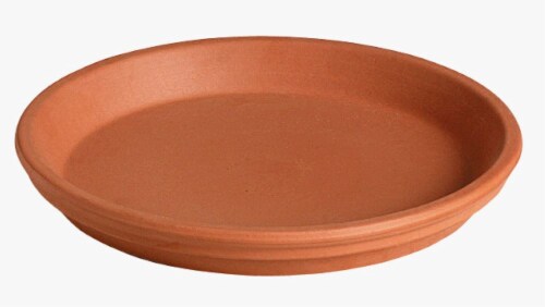 Deroma Spa Clay Saucer Perspective: front