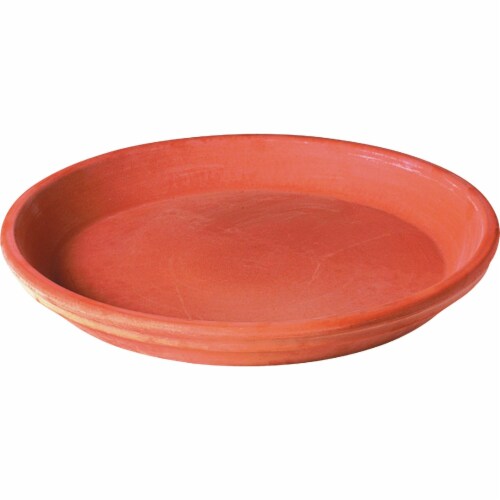 Deroma 225972 6.7 x 1 in. Terra Cotta Clay Saucer - Pack of 24, 1