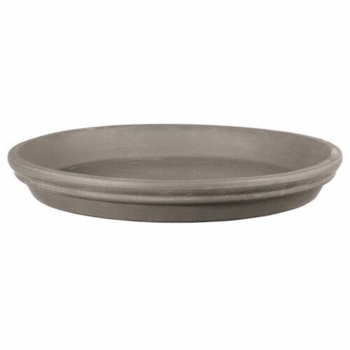 Deroma Spa Grafite Saucer Perspective: front