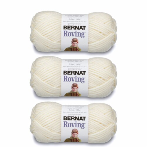 Bernat Roving Rice Paper Yarn 3 Pack of 100g 3.5oz Acrylic 5