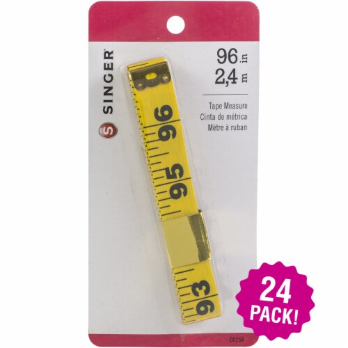 Multipack of 24 - Singer Vinyl Tape Measure-96 Perspective: front