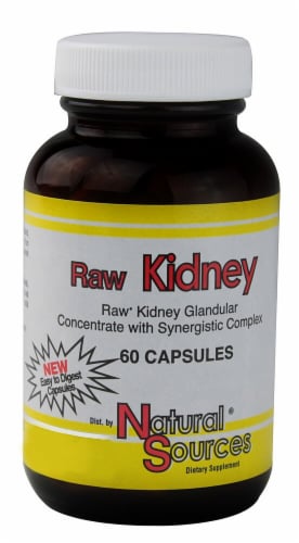 Natural Sources  Raw Kidney Perspective: front