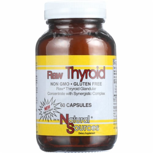 Natural Sources Raw Thyroid Dietary Supplement Capsules, 60 ct Fred Meyer
