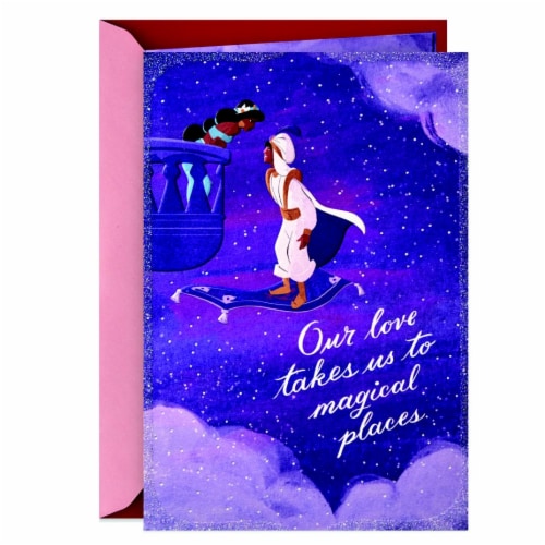 Valentine's Day Card #45: Hallmark Disney Valentine's Day Card for Significant Other (Aladdin) Perspective: front