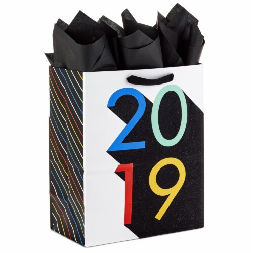 Graduation Gift Bag #57: Hallmark Graduation Large Gift Bag With Tissue Paper (Class of 2019) Perspective: front