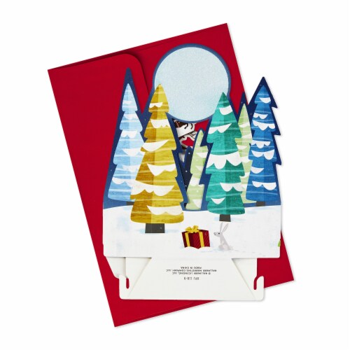 Christmas Card #42: Hallmark Paper Wonder Pop Up Christmas Card (Santa's Delivery) Perspective: front