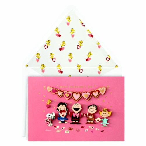 Valentine's Day Card #26: Hallmark Signature Peanuts Valentine's Day Card (Handmade Valentines) Perspective: front