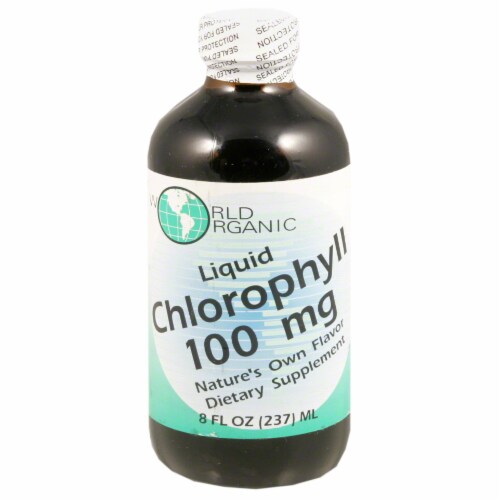 World Organic Liquid Chlorophyll 100mg Perspective: front