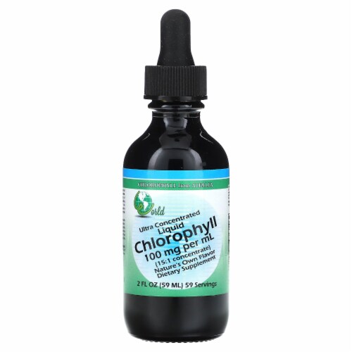 World Organic Ultra Concentrated Liquid Chlorophyll 100 mg - 2 fl 