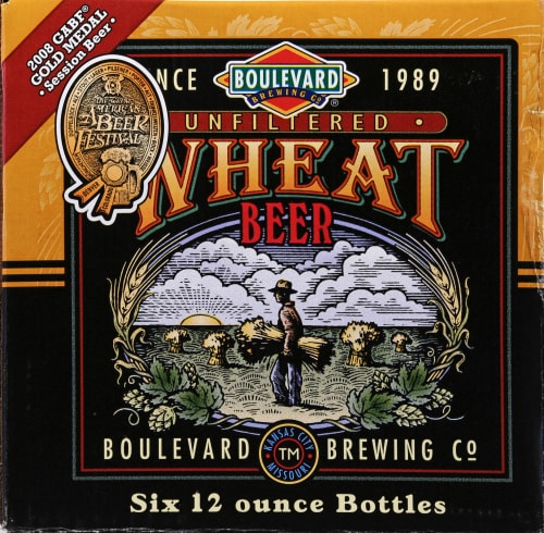 Boulevard Brewing Wheat Company Beer Perspective: front