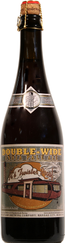 Boulevard Brewing Co. Smokestack Double-Wide IPA Bottle Perspective: front