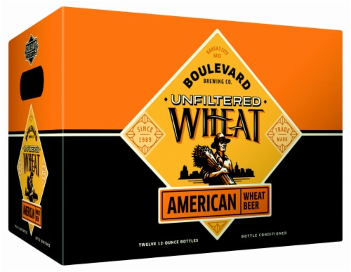 Boulevard Brewing Co. Unfiltered Wheat American Beer Perspective: front
