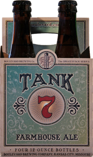 Boulevard Tank 7 Farmhouse Ale Perspective: front