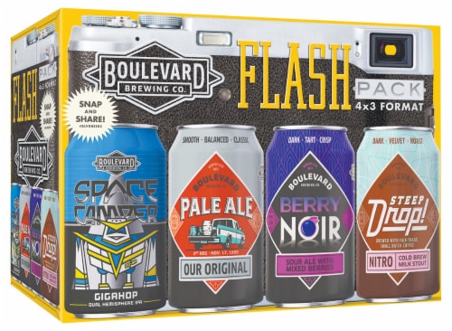 Boulevard Brewing Co. Flash Pack 4 x 3 Format Perspective: front
