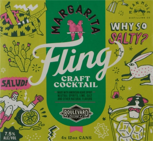 Boulevard Brewing Co. Fling Margarita Craft Cocktail Perspective: front