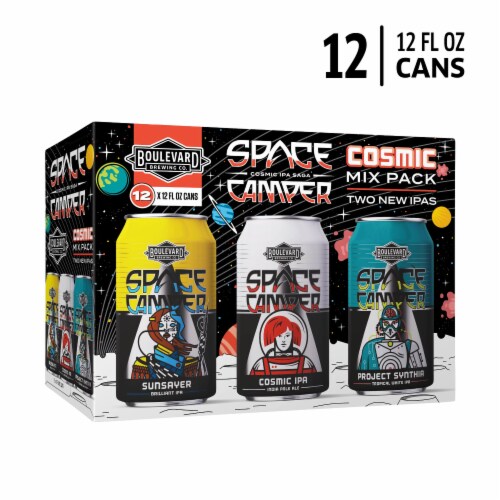 Boulevard Space Camper Variety Craft Beer IPA 12pk Cans Perspective: front