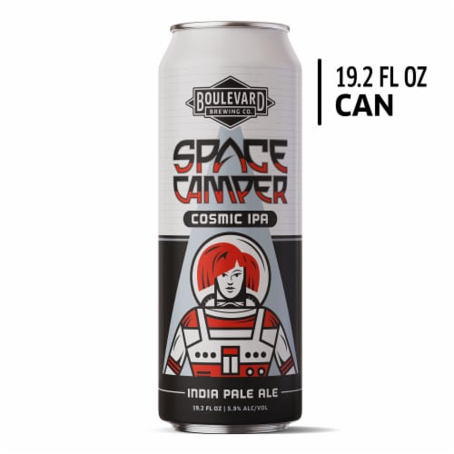 Boulevard Space Camper IPA Craft Beer Single Can Perspective: front