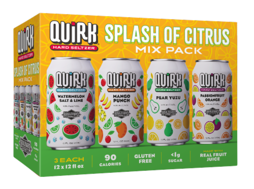 Boulevard Brewing Co. Quirk Splash of Citrus Variety Perspective: front