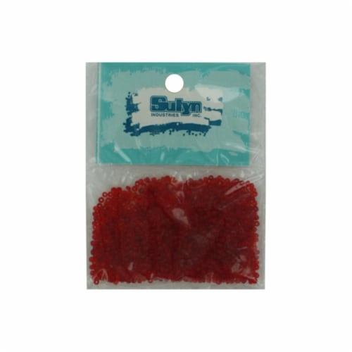 Bulk Buys CC685-50 Tiny Red Seed Beads Jewelry - Pack of 50 Perspective: front