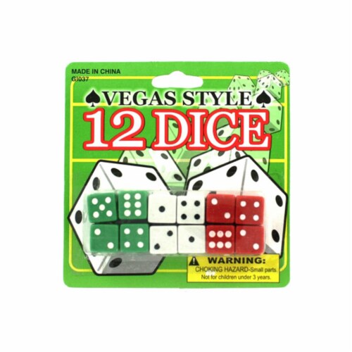 Vegas style dice Pack of 72, 72 Fred Meyer