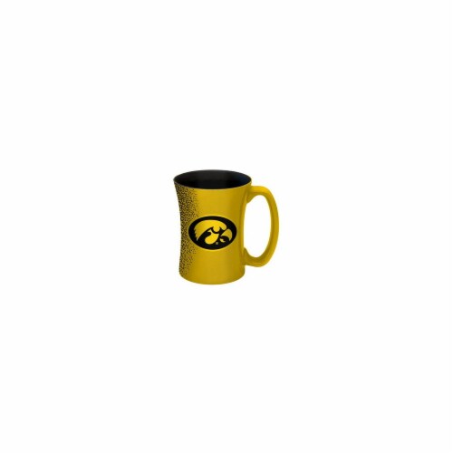 Iowa Hawkeyes Coffee Mug - 14 oz Mocha Perspective: front