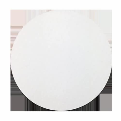 12 in. White Top Corr Circle Case Of 250 Perspective: front
