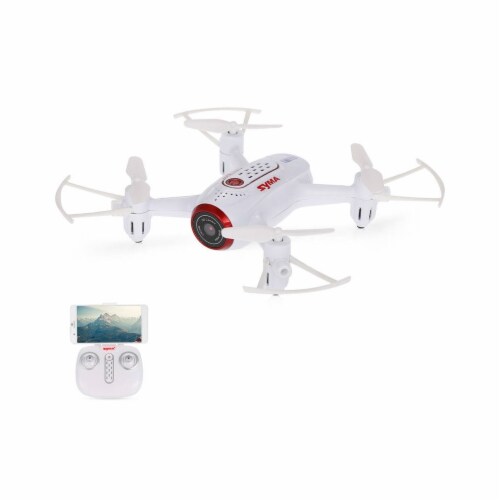Syma X22W Wifi FPV Pocket Drone HD Camera Headless Mode White 1