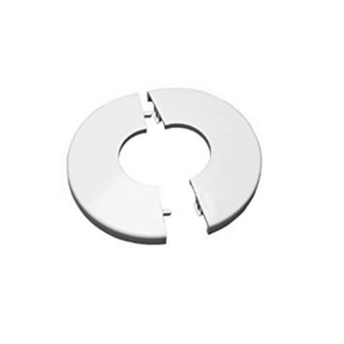 5.18 in. dia. Snap Tite Escutcheon Ladder for Pools, Pearl White Perspective: front