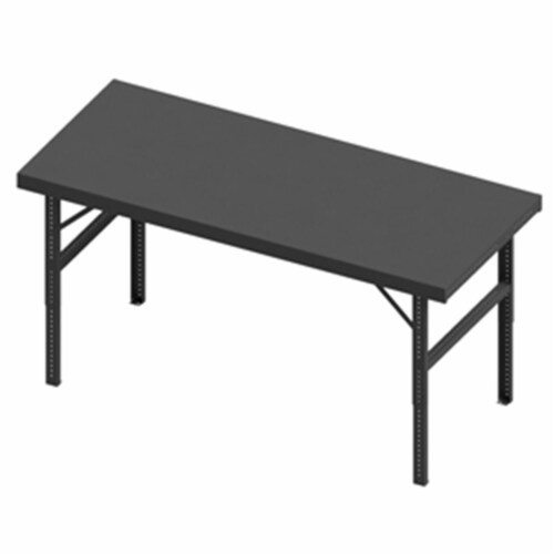 15 in. Ergo Folding Leg Work BenchGray - 2000 lbs Perspective: front
