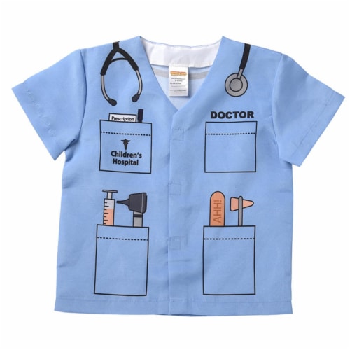 My 1St Career Gear Doctor Top Costume Perspective: front