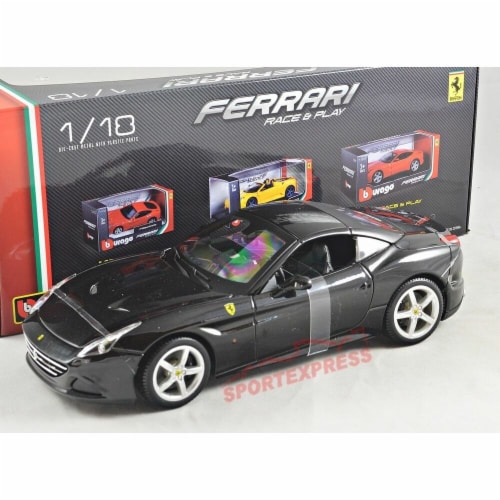 B 1 by 18 Ferrari California T Diecast Model Car, Black, 1 - Kroger