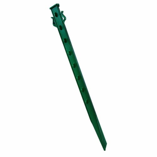 24 in. Stake - Hunter Green Perspective: front