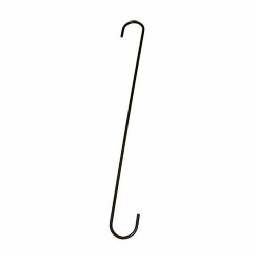 The Hookery (GH-24) S Shaped Garden Hook, Black, 24-Inch Perspective: front