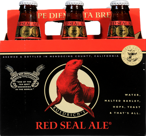 North Coast Brewing Company Ruedrich's Red Seal Ale Perspective: front