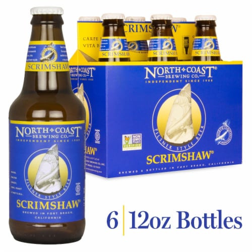 North Coast Brewing Co. Scrimshaw Pilsner Perspective: front