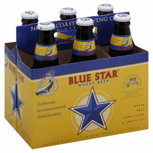 North Coast Brewing Blue Star® Wheat Beer Perspective: front